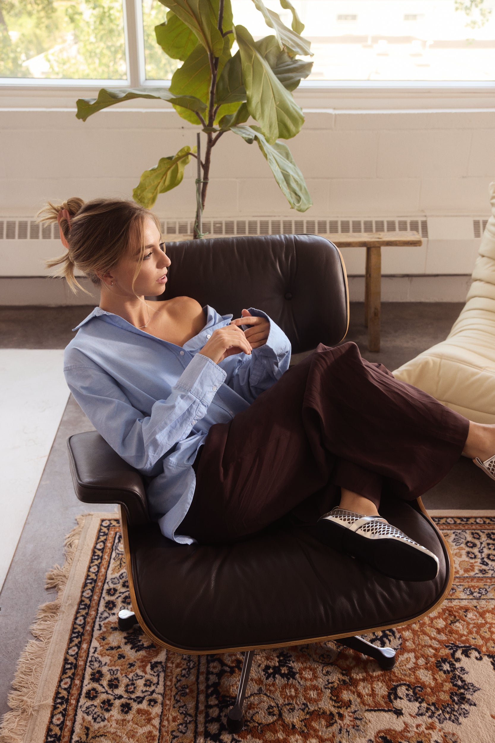 Pince à cheveux en acétate Ludi