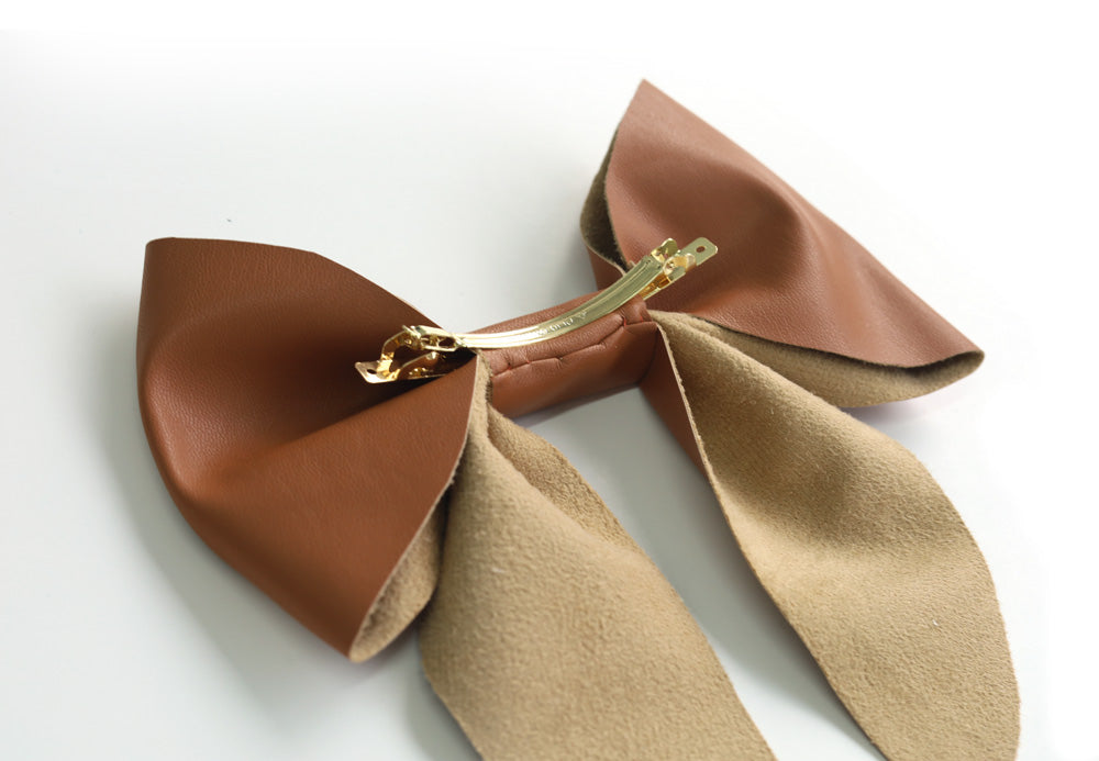 Vegan leather buckle