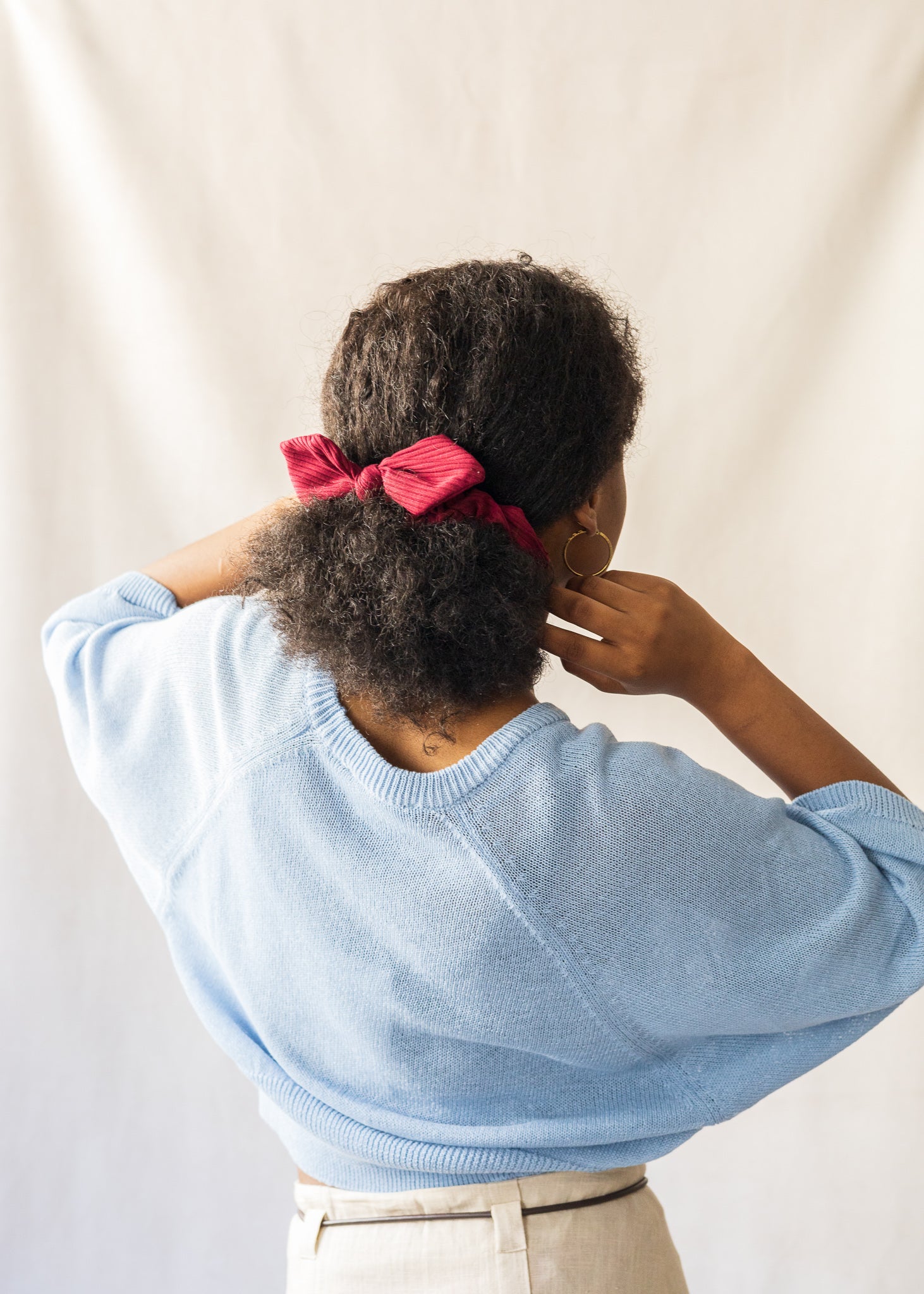 Bamboo Scrunchie with Bow