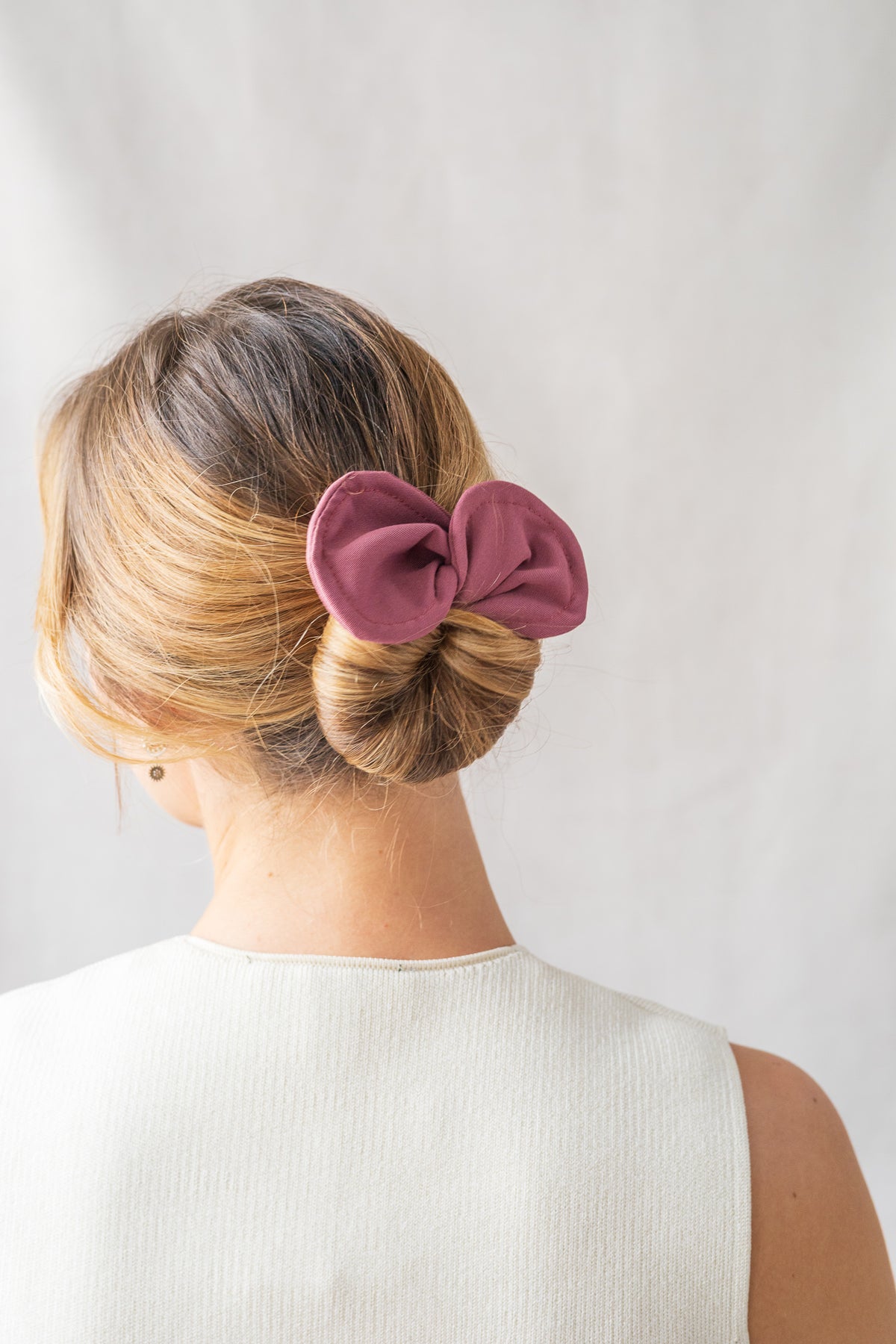 Échantillon - Accessoire à chignon bleu nuit