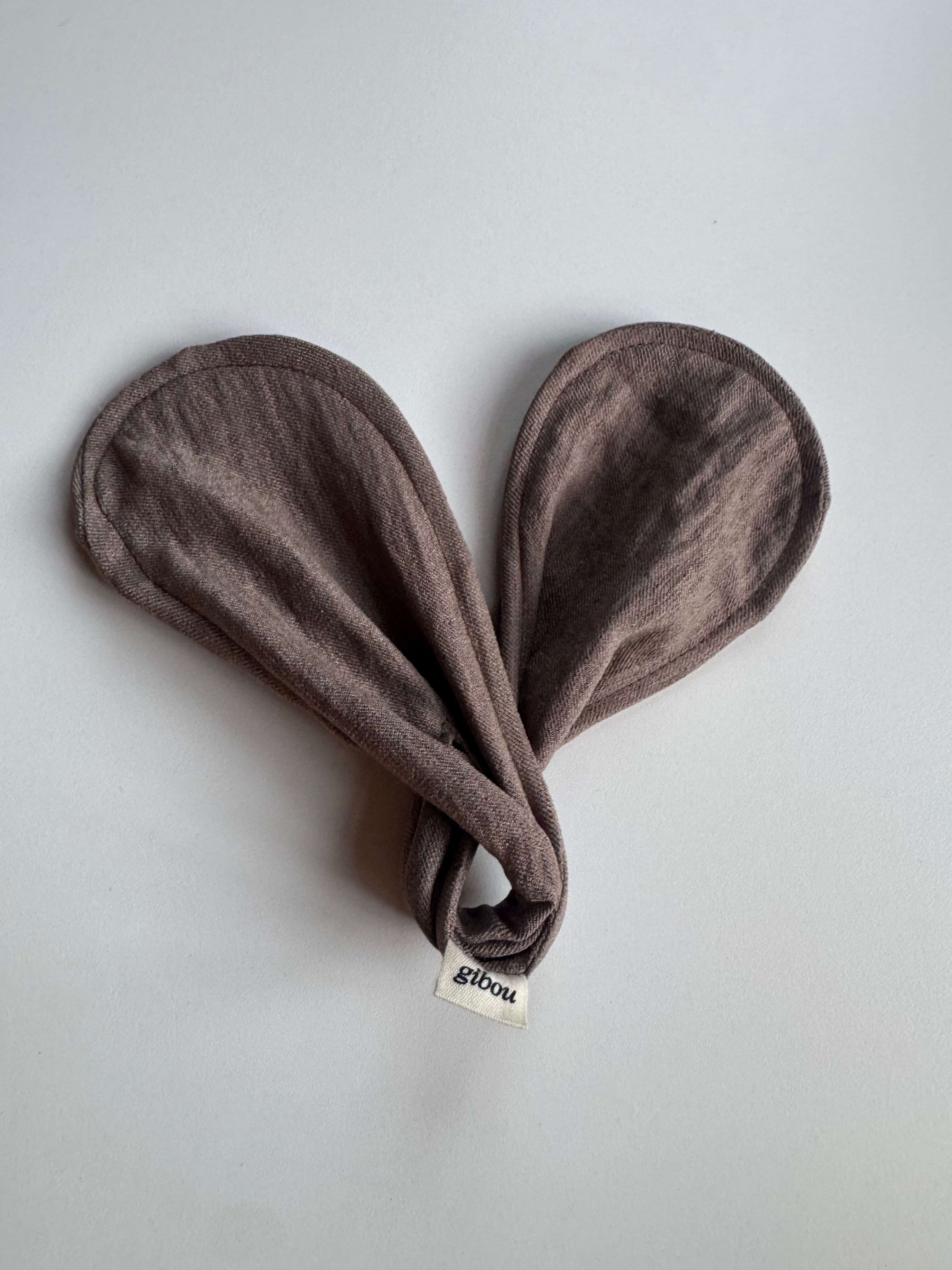 Échantillon - Accessoire à chignon jumbo brun-gris