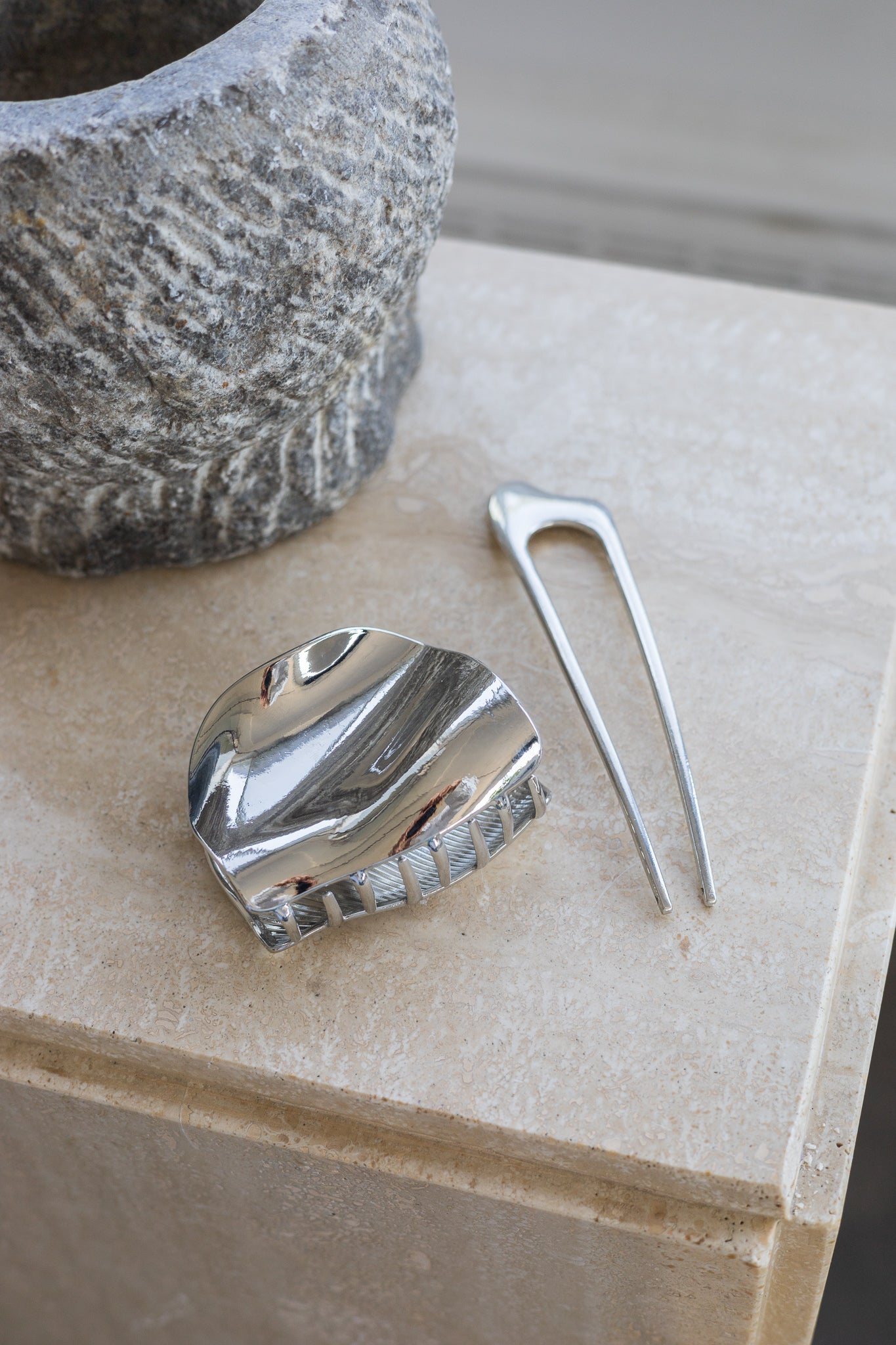 Pince à cheveux métallique Ludi