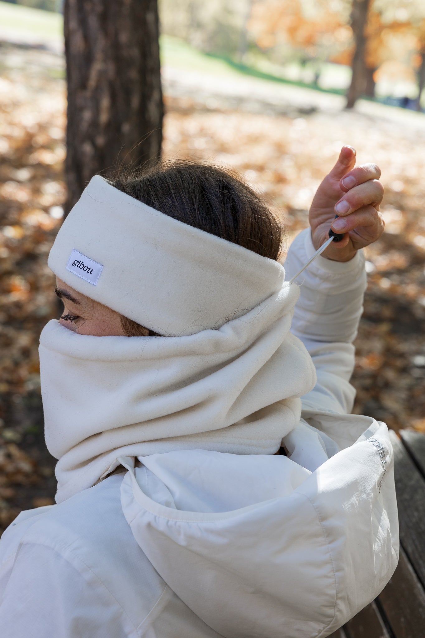 Patterned Polar Neck Warmer