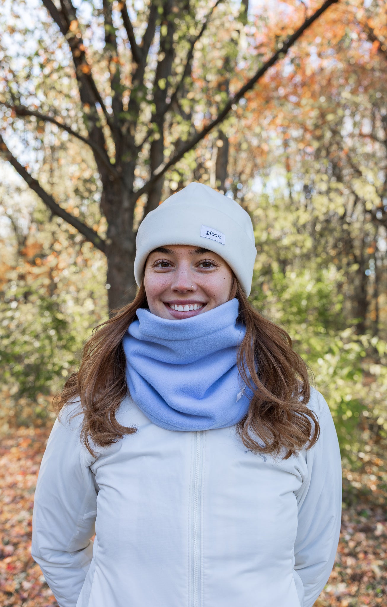 Patterned Polar Neck Warmer