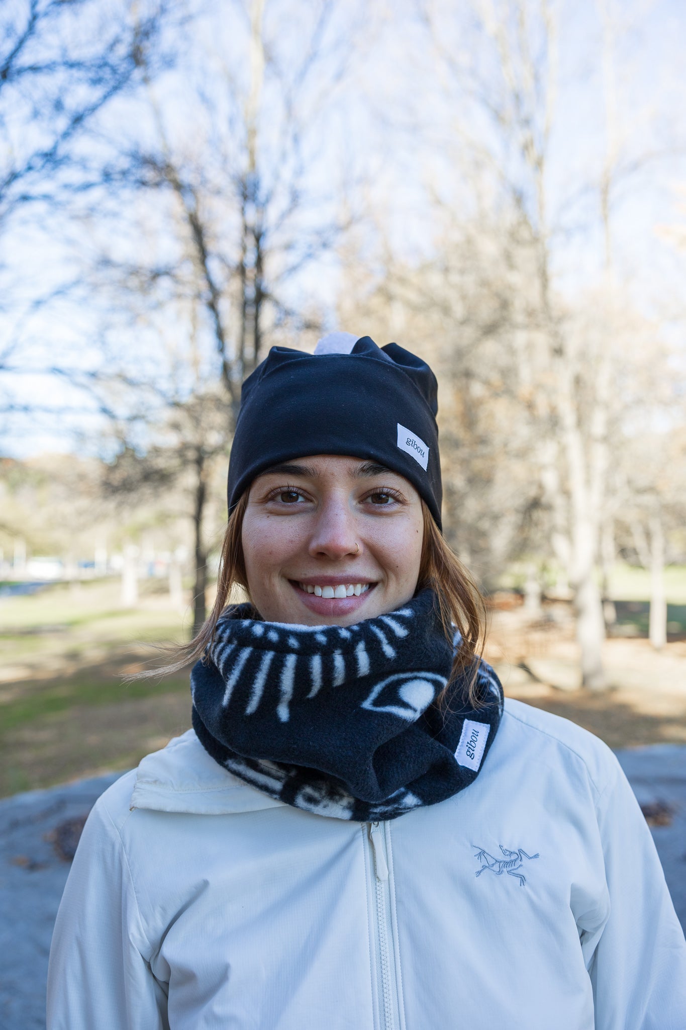 Patterned Polar Neck Warmer