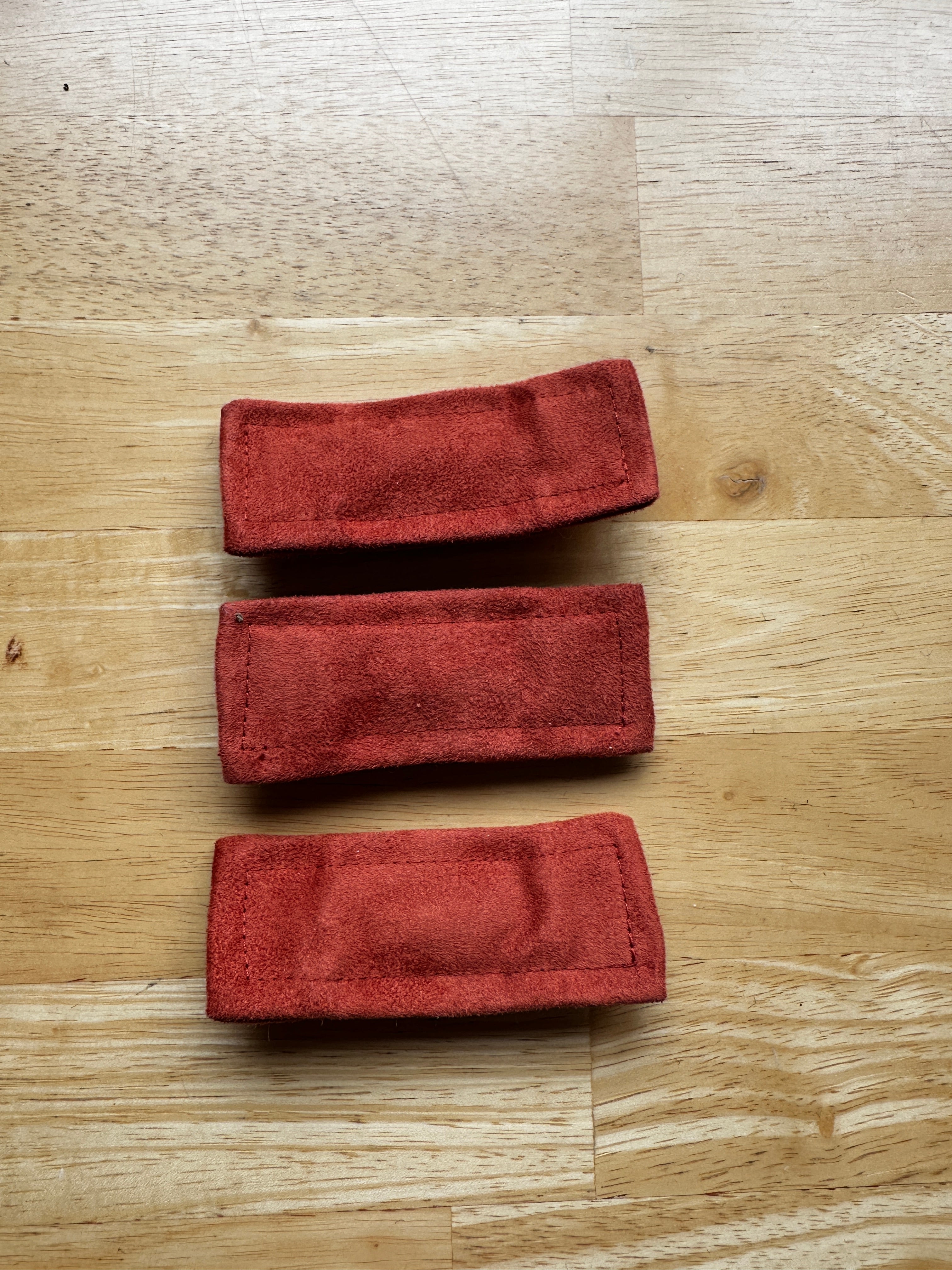 Imparfait - Barrette rectangle orange