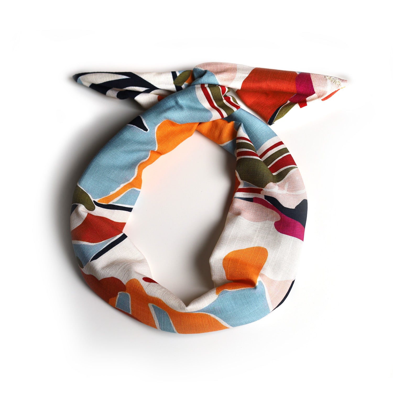 Bandeau large à torsader avec tige de métal intégrée