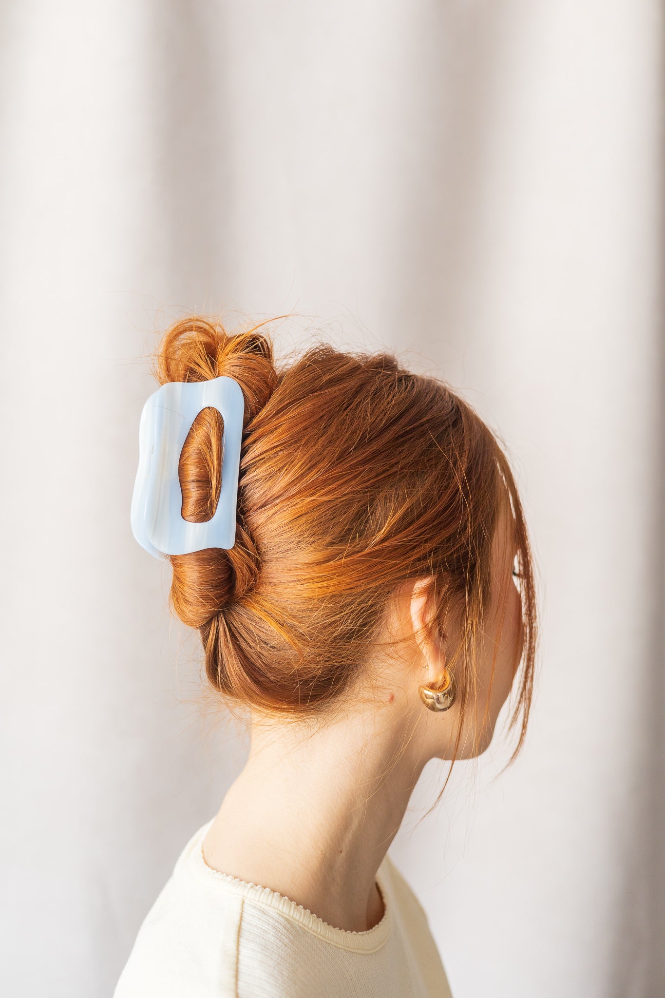 Pince à cheveux en acétate Ludi