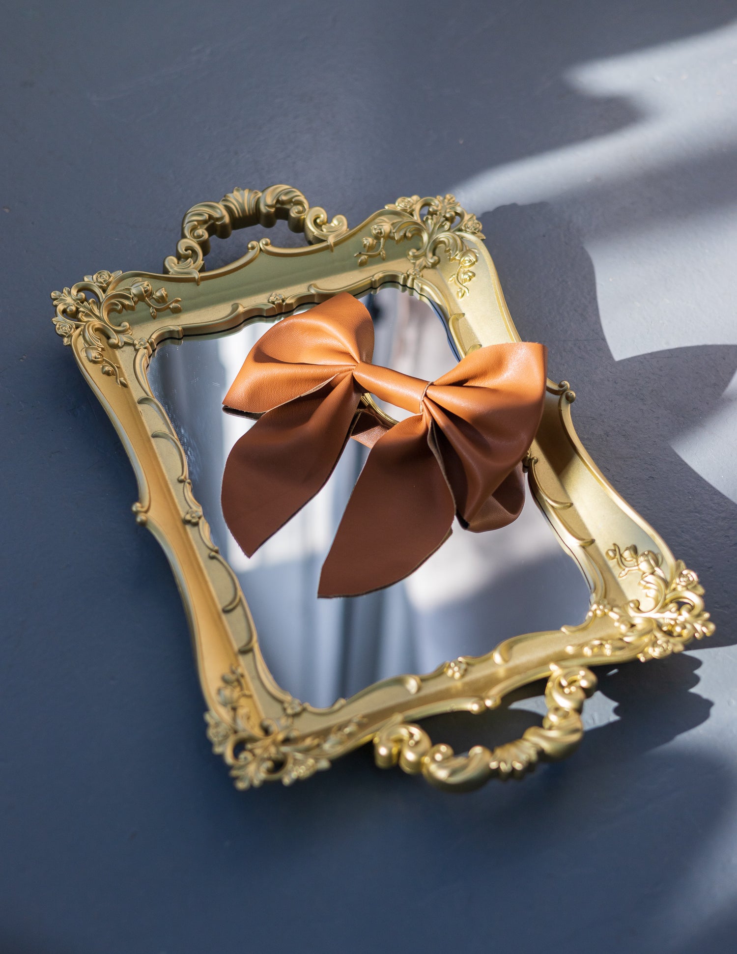 Vegan leather buckle