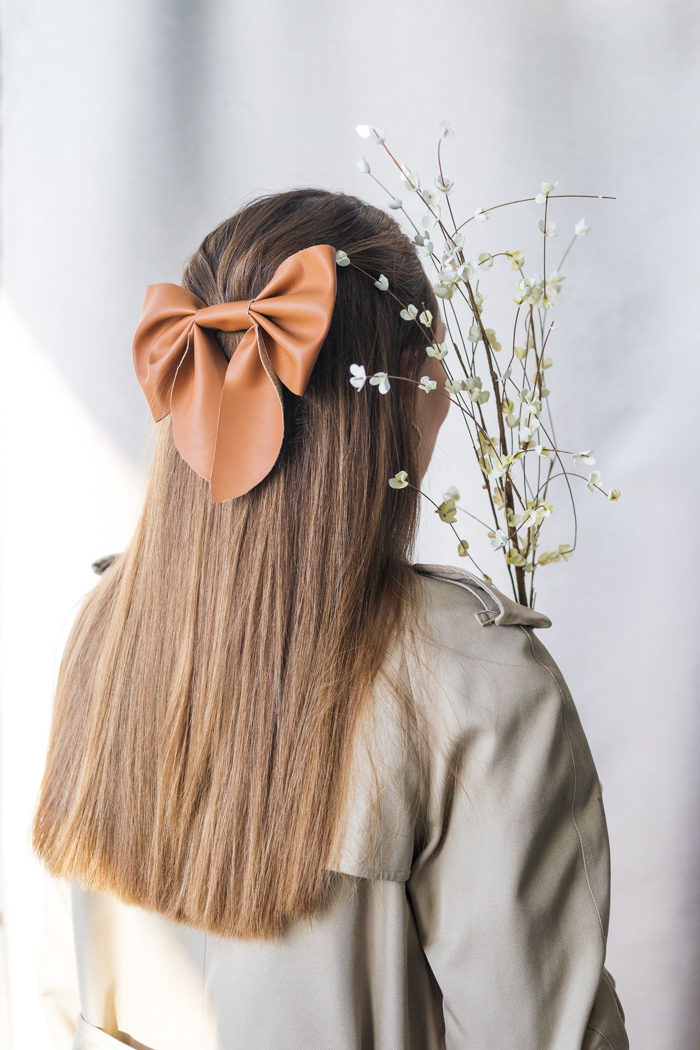 Vegan leather buckle