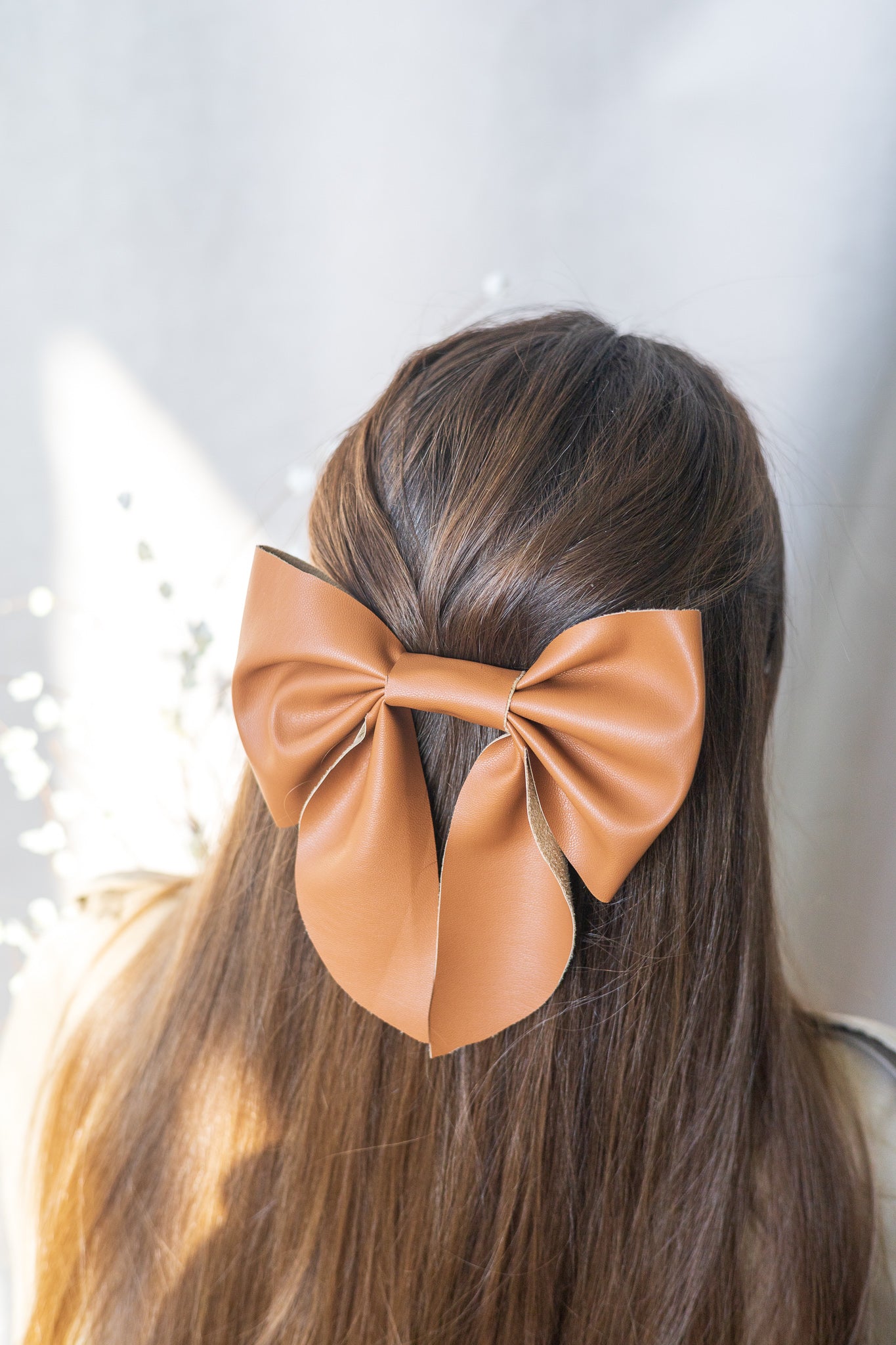 Vegan leather buckle