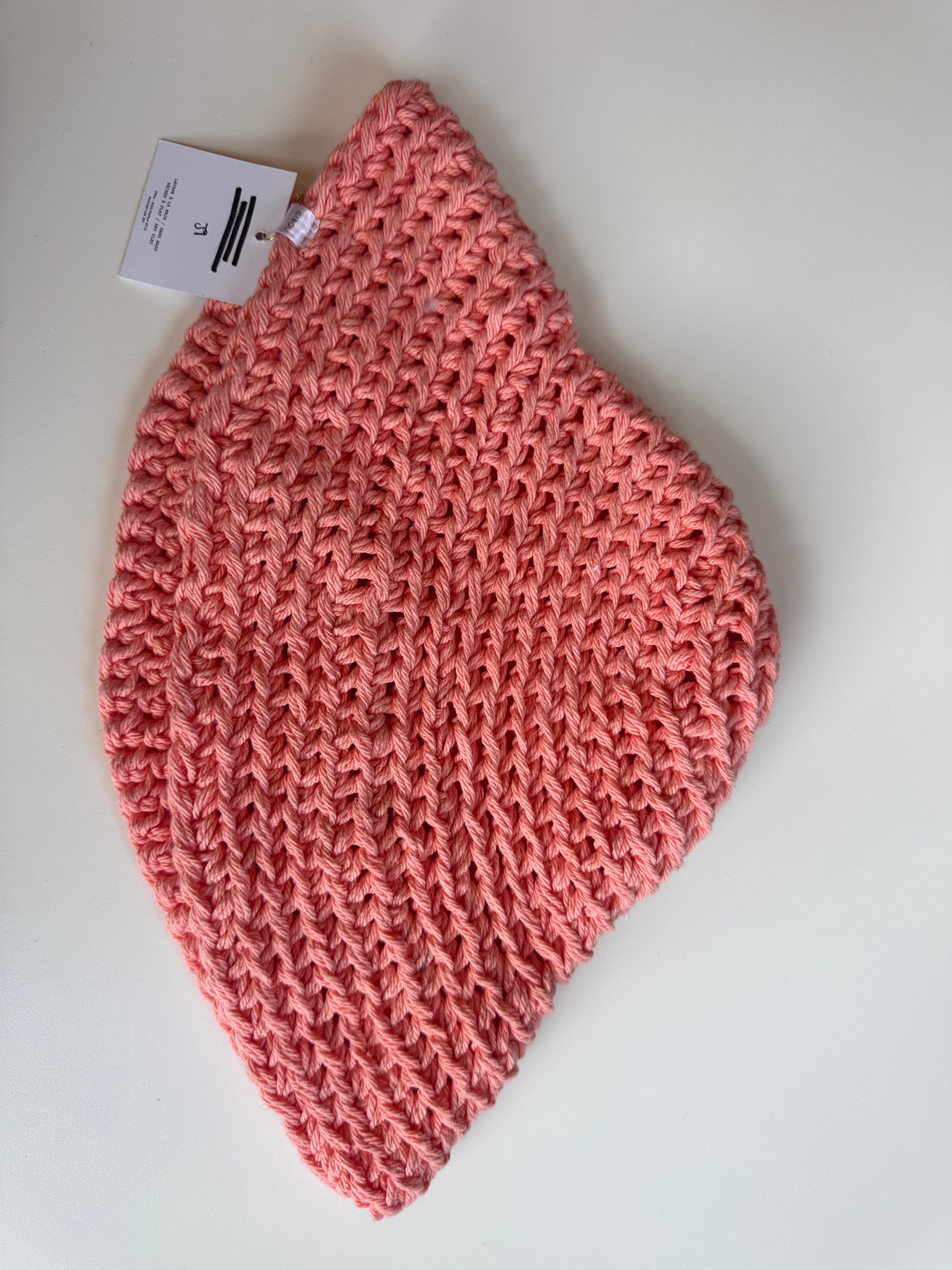 Sample - Pink Knitted Summer Hat