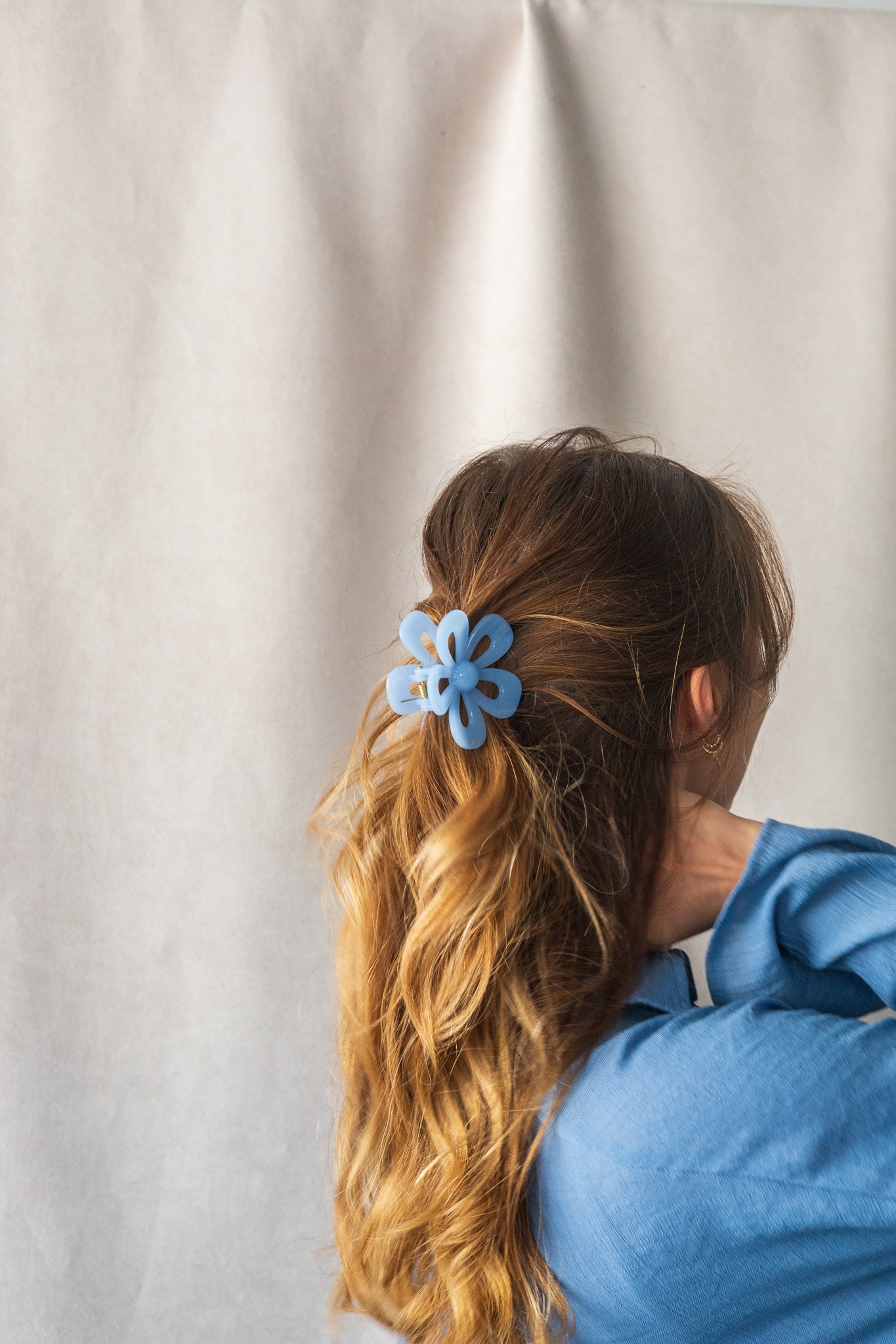 Échantillon - Pince à cheveux floral