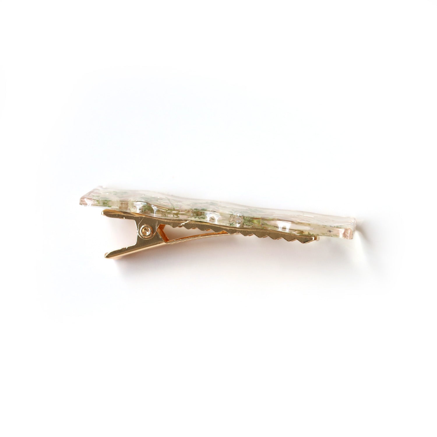 Barrette avec fleurs séchées