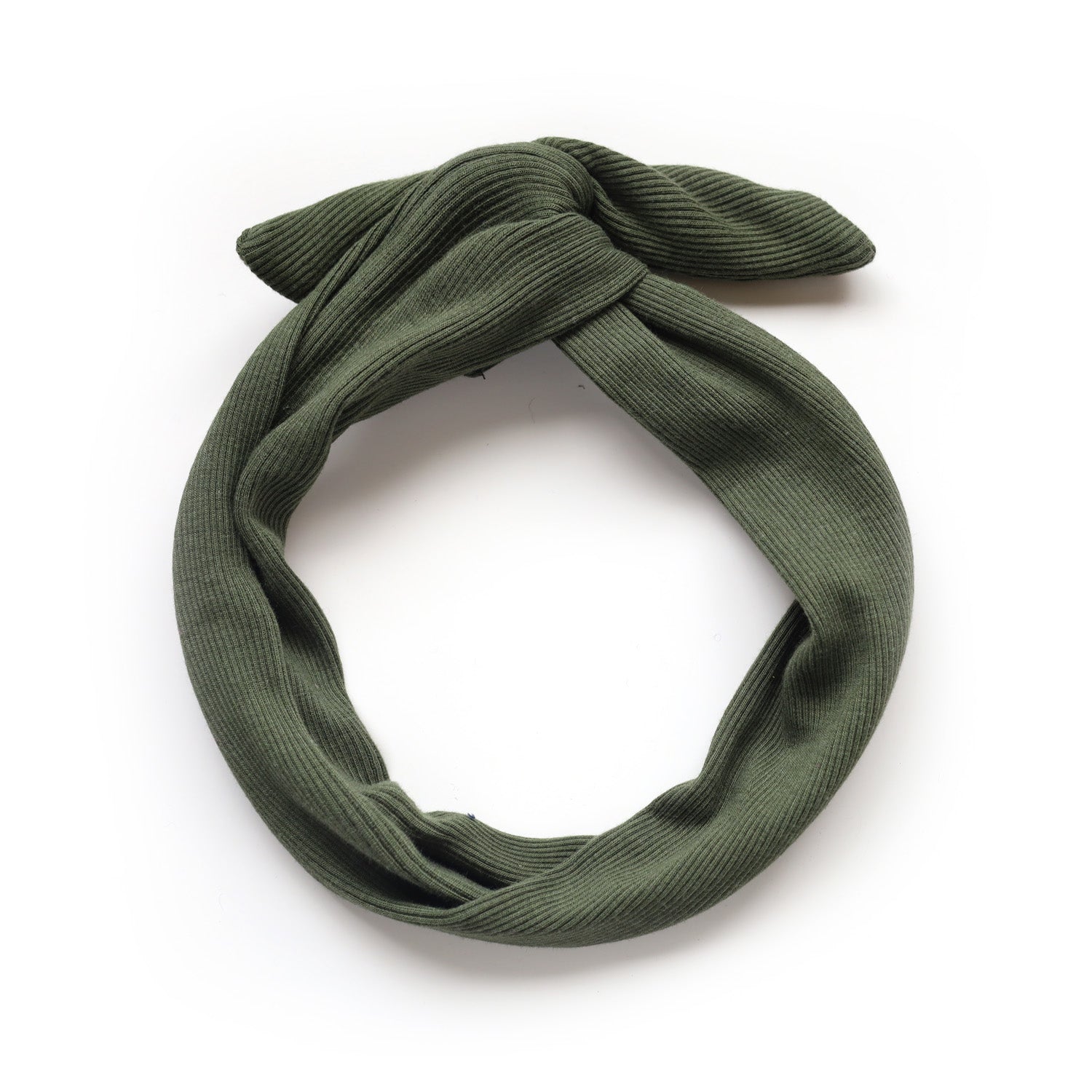 Bandeau à torsader automne en tissu revalorisé