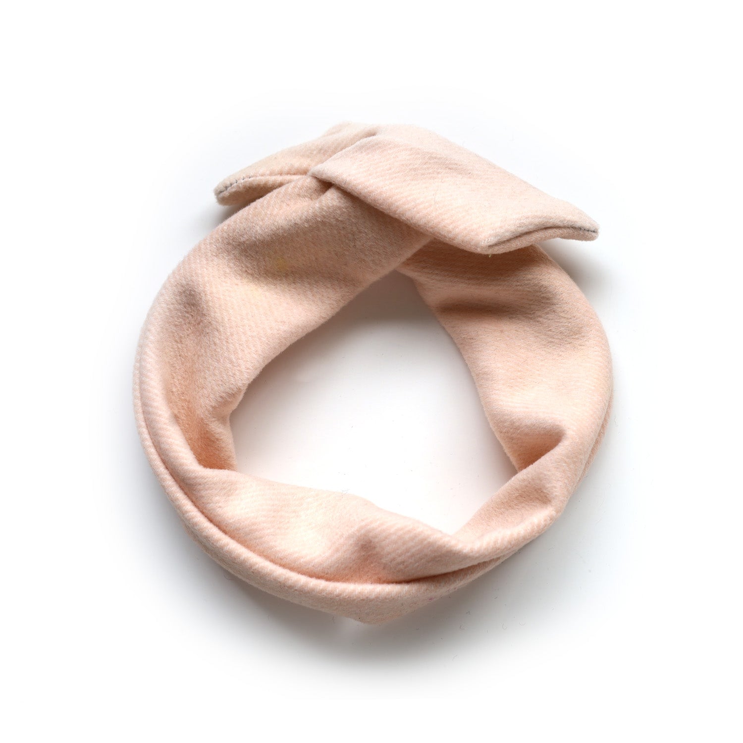 Bandeau à torsader automne en tissu revalorisé