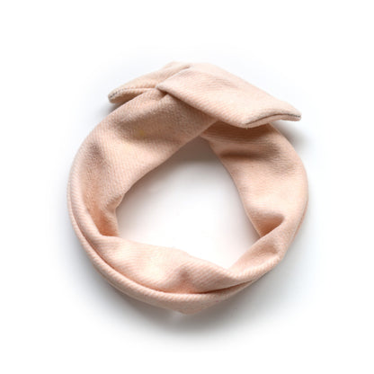 Bandeau à torsader automne en tissu revalorisé