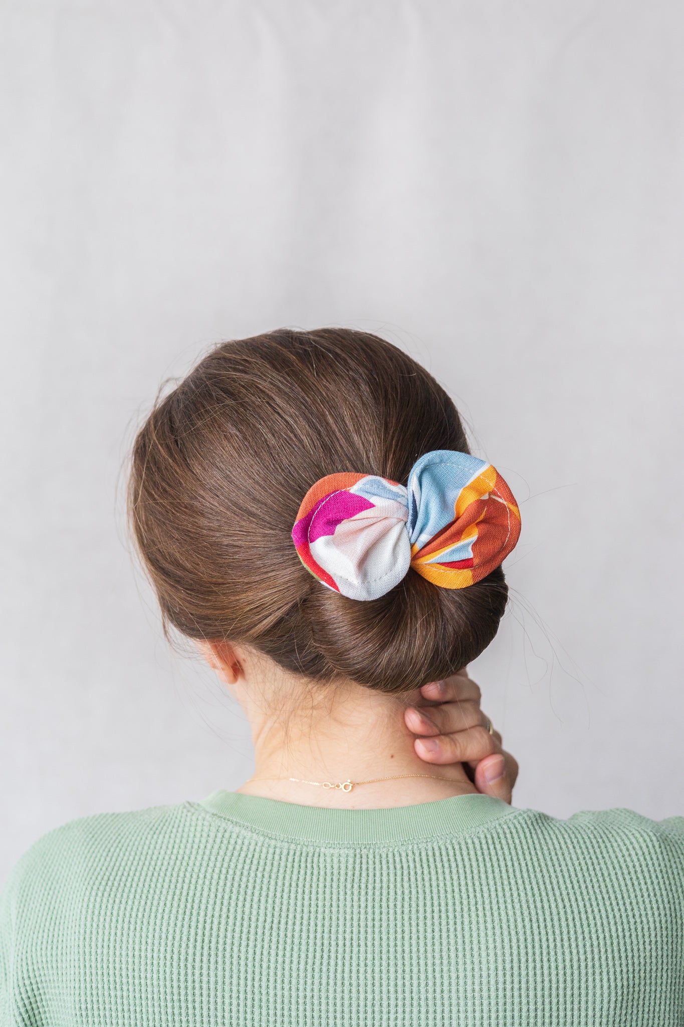 Échantillon - Accessoire à chignon chocolat au lait