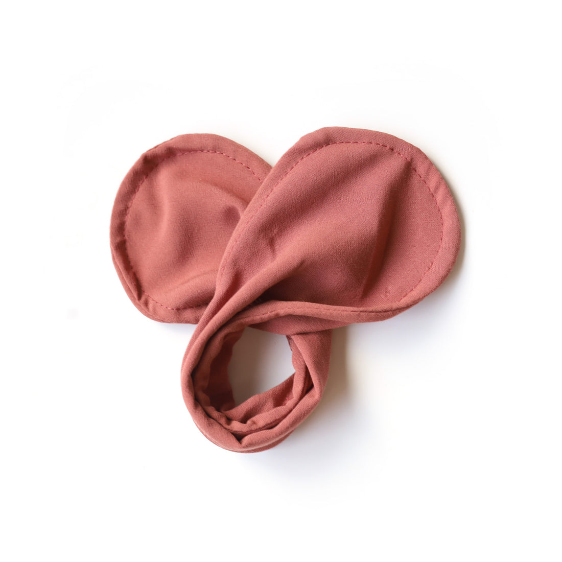 Accessoire à chignon en tissu revalorisé