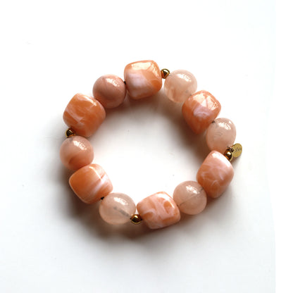 Big bead hair bracelet