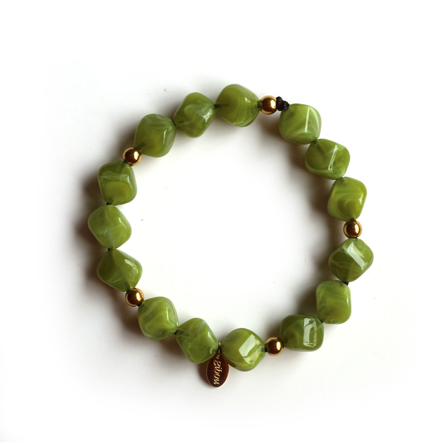 Bracelet de cheveux à petites billes