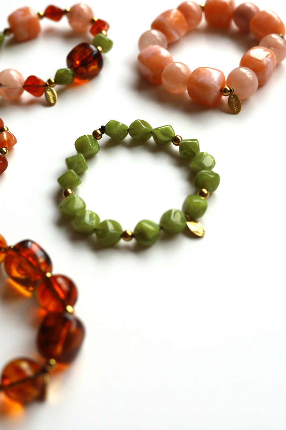 Bracelet de cheveux à petites billes