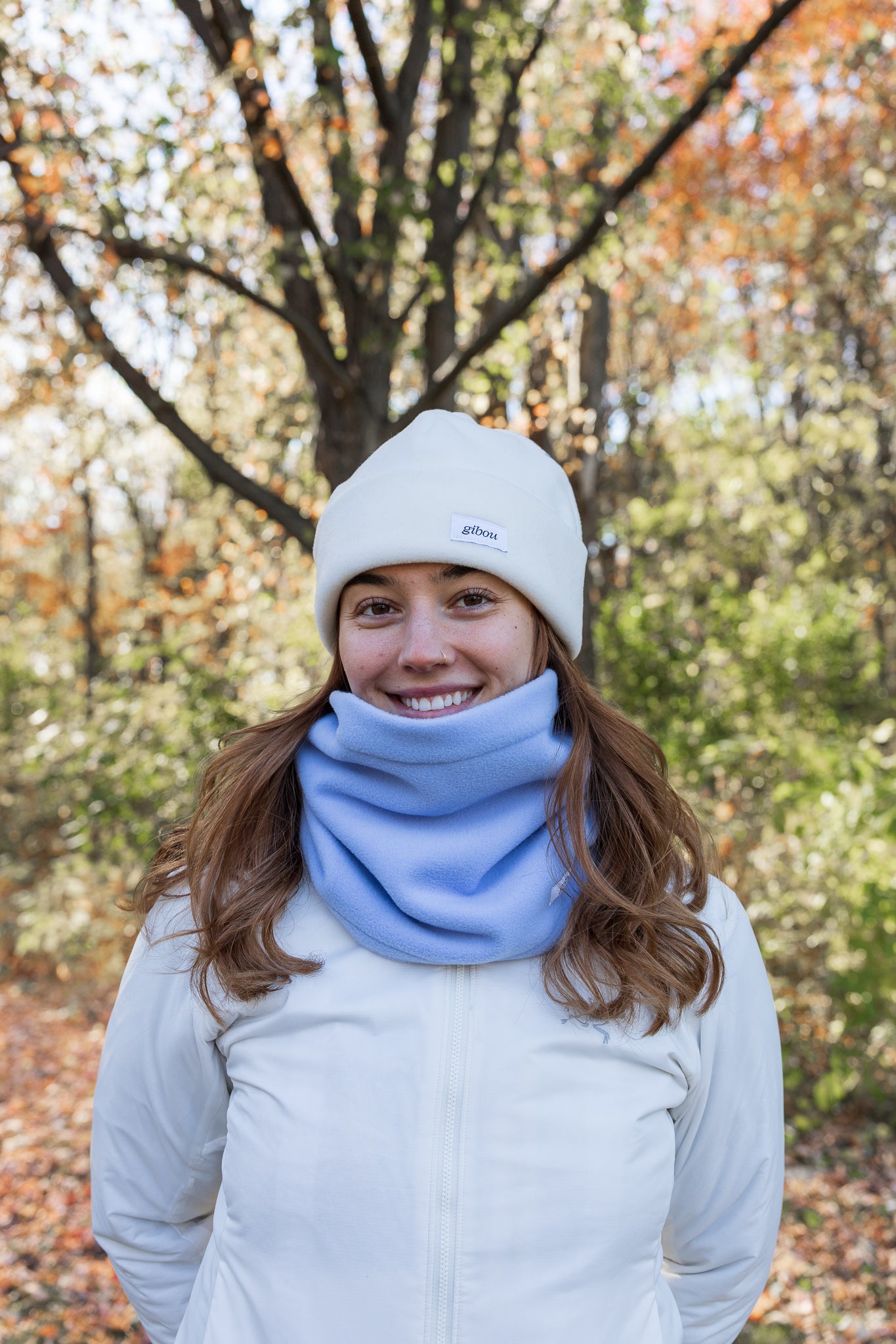 Duo tuque en polaire + cache cou en polaire