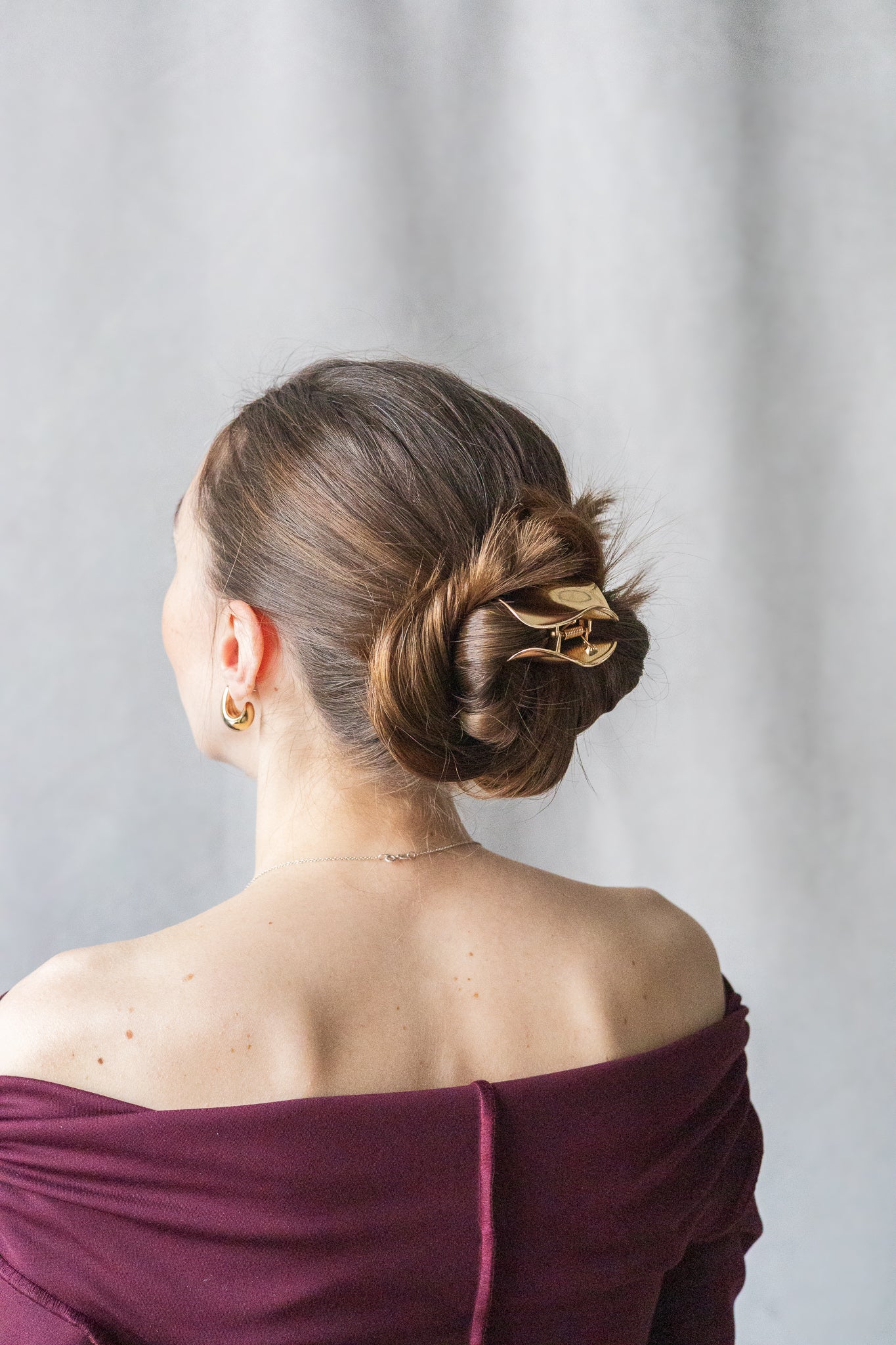 Pince à cheveux métallique Ludi