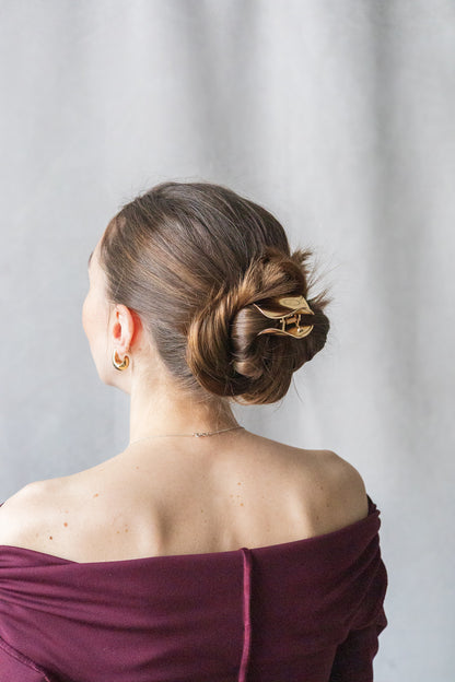 Pince à cheveux métallique Ludi