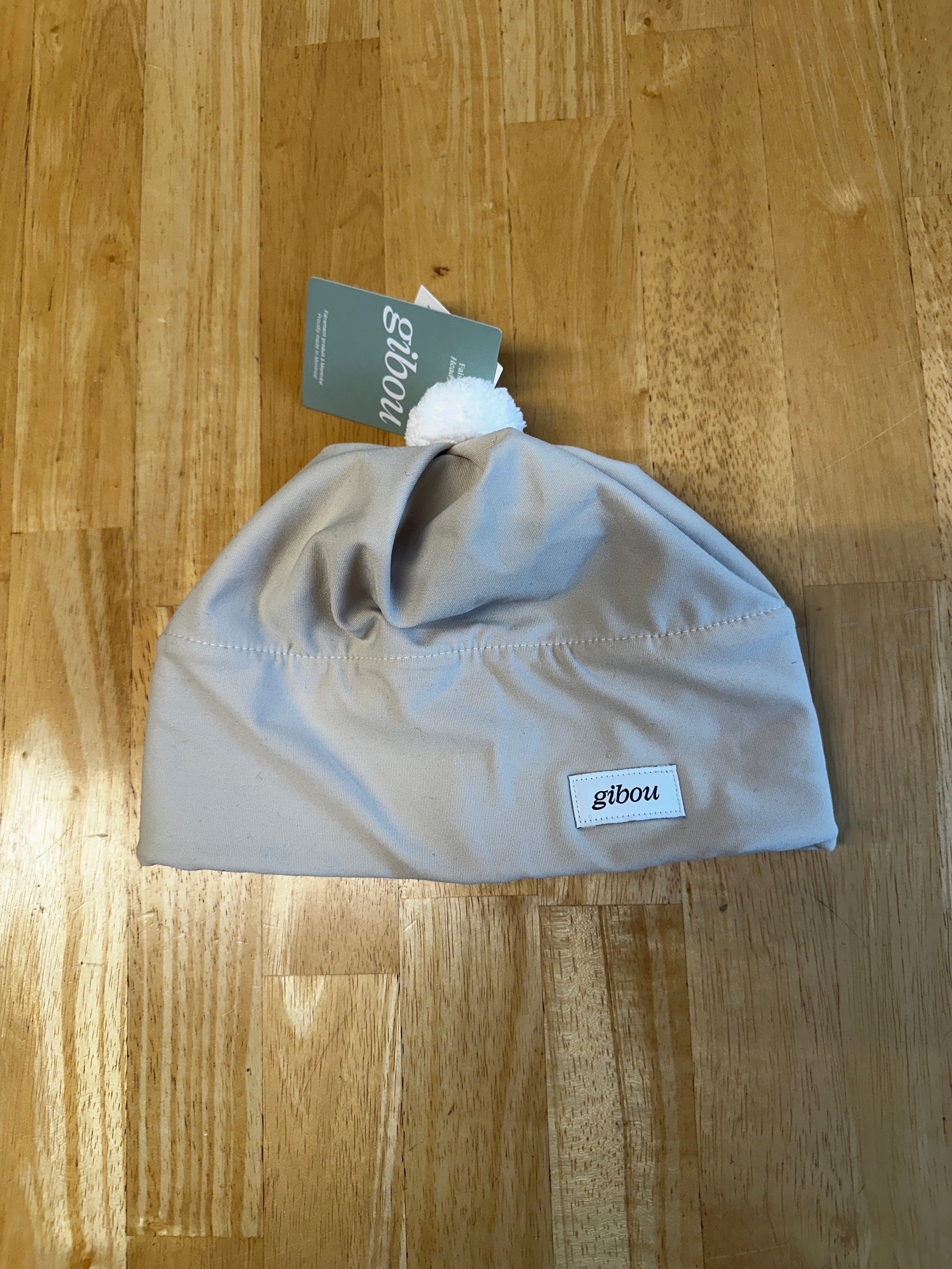 Imparfait - Tuque sport en cotna beige