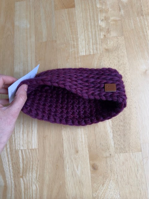 Échantillon - Bandeau tricoté à la main sans doublure