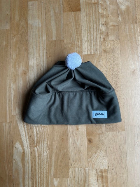 Imparfait - Tuque sport verte en cotna