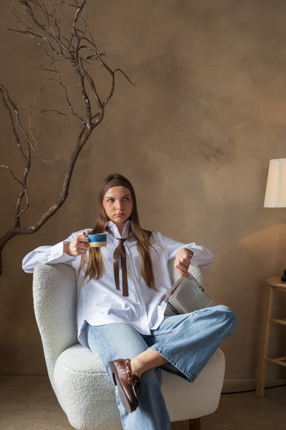 Cravate en similicuir