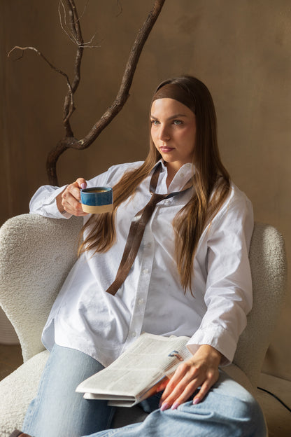 Bandeau plat en similicuir