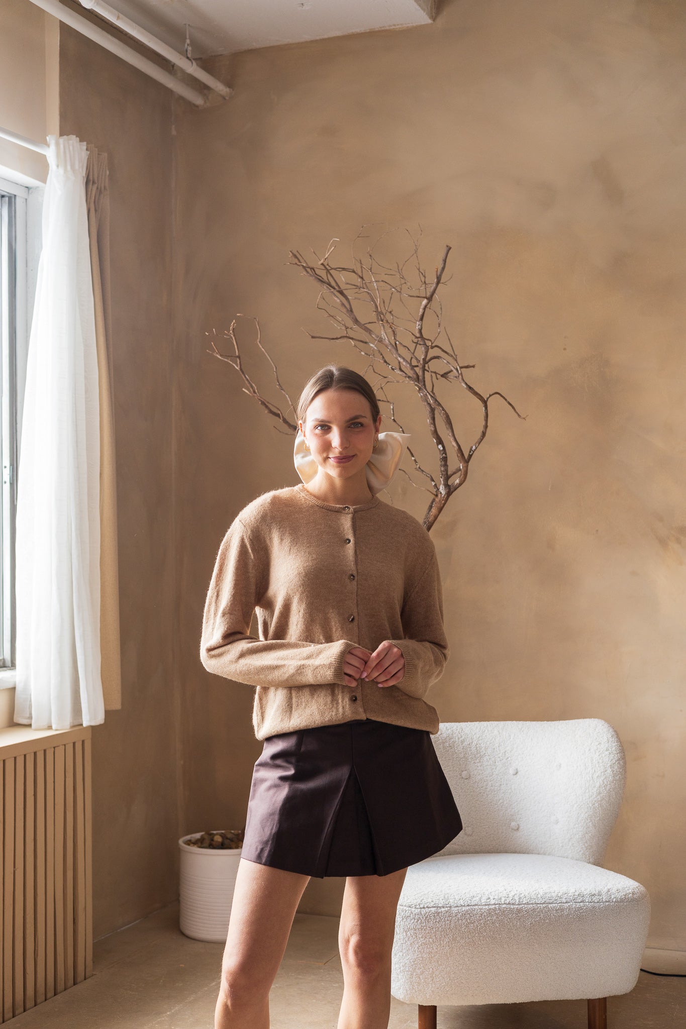 Boucle XXL sur élastique