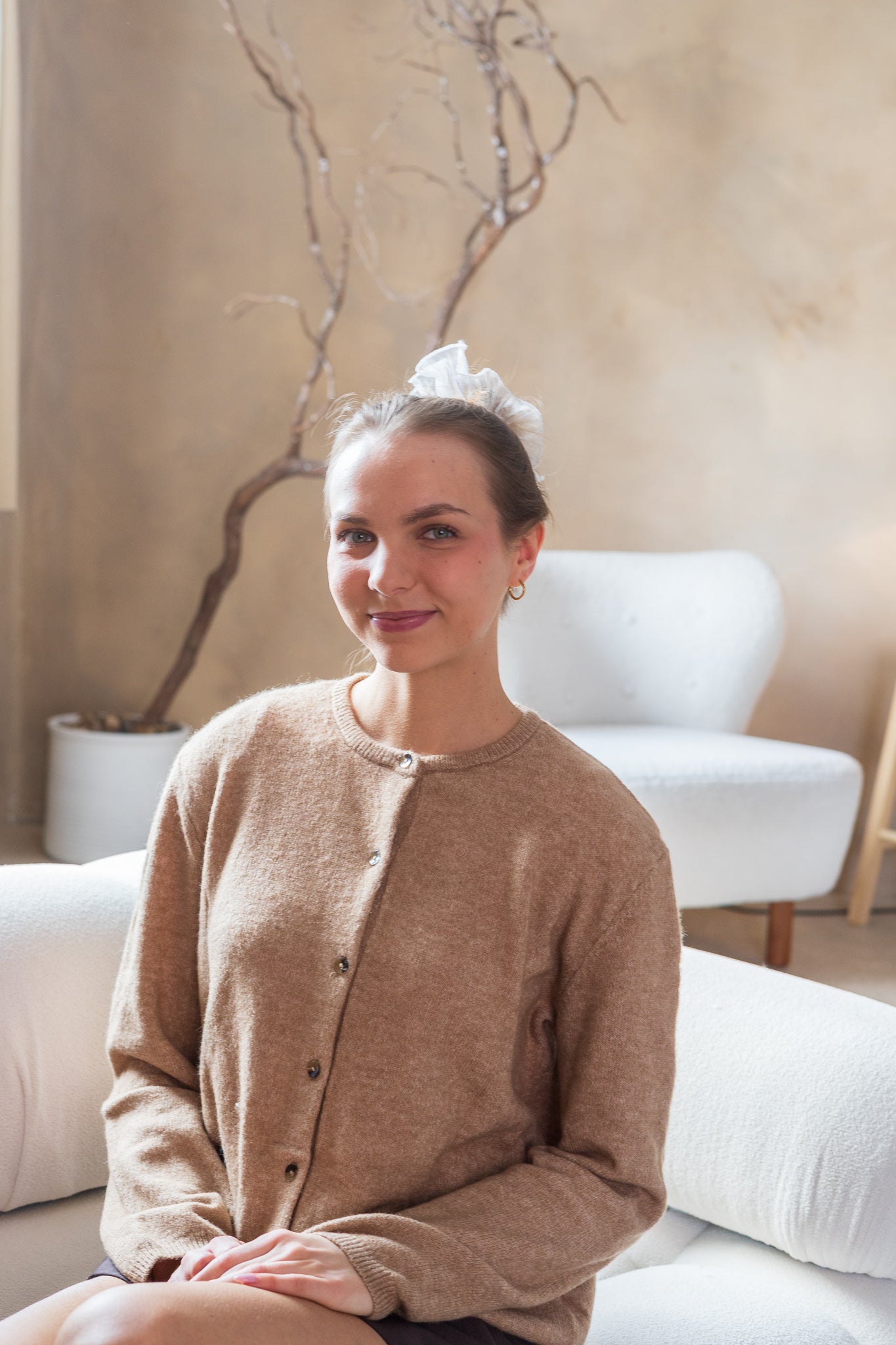 Chouchou ruban organza