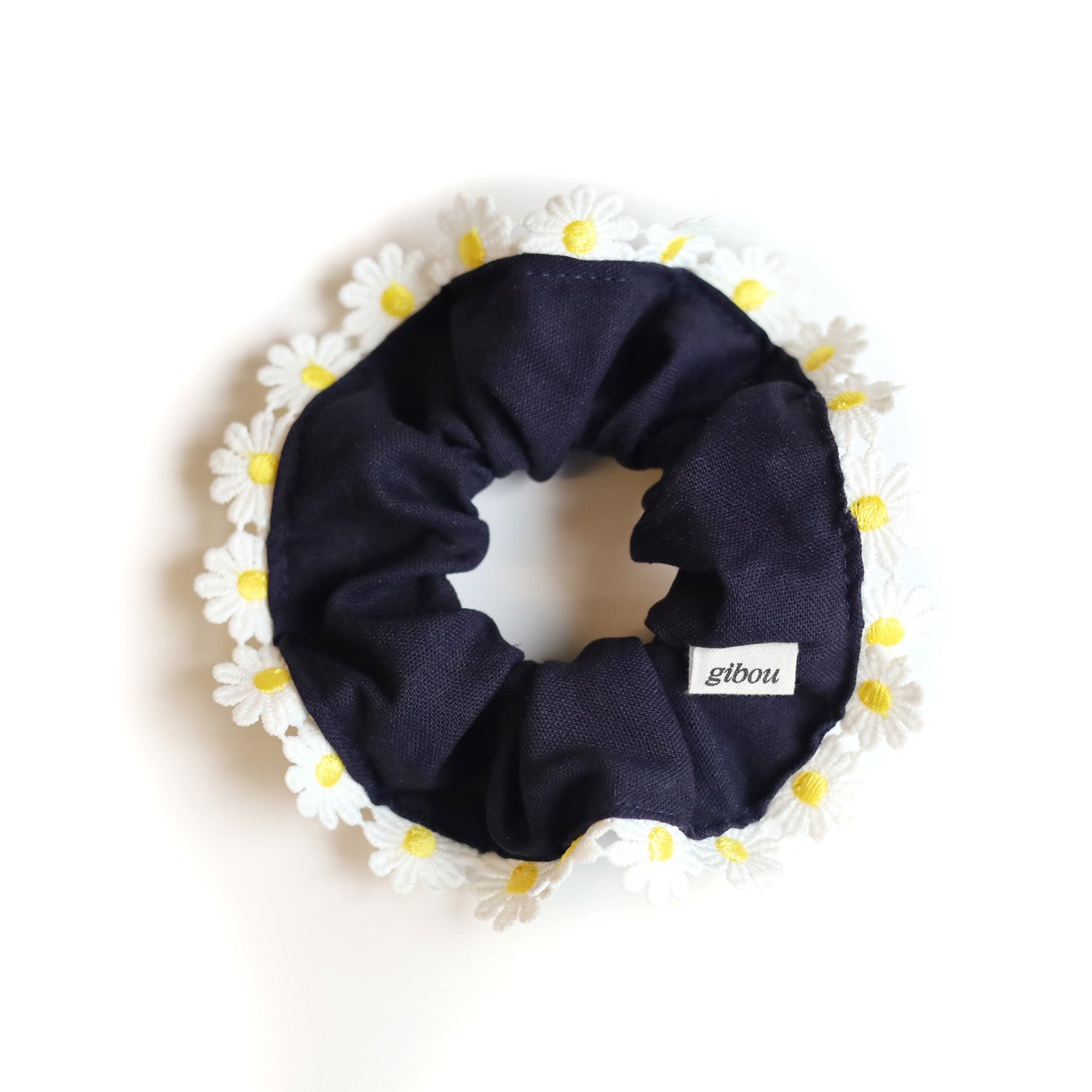 Chouchou à bordure marguerites