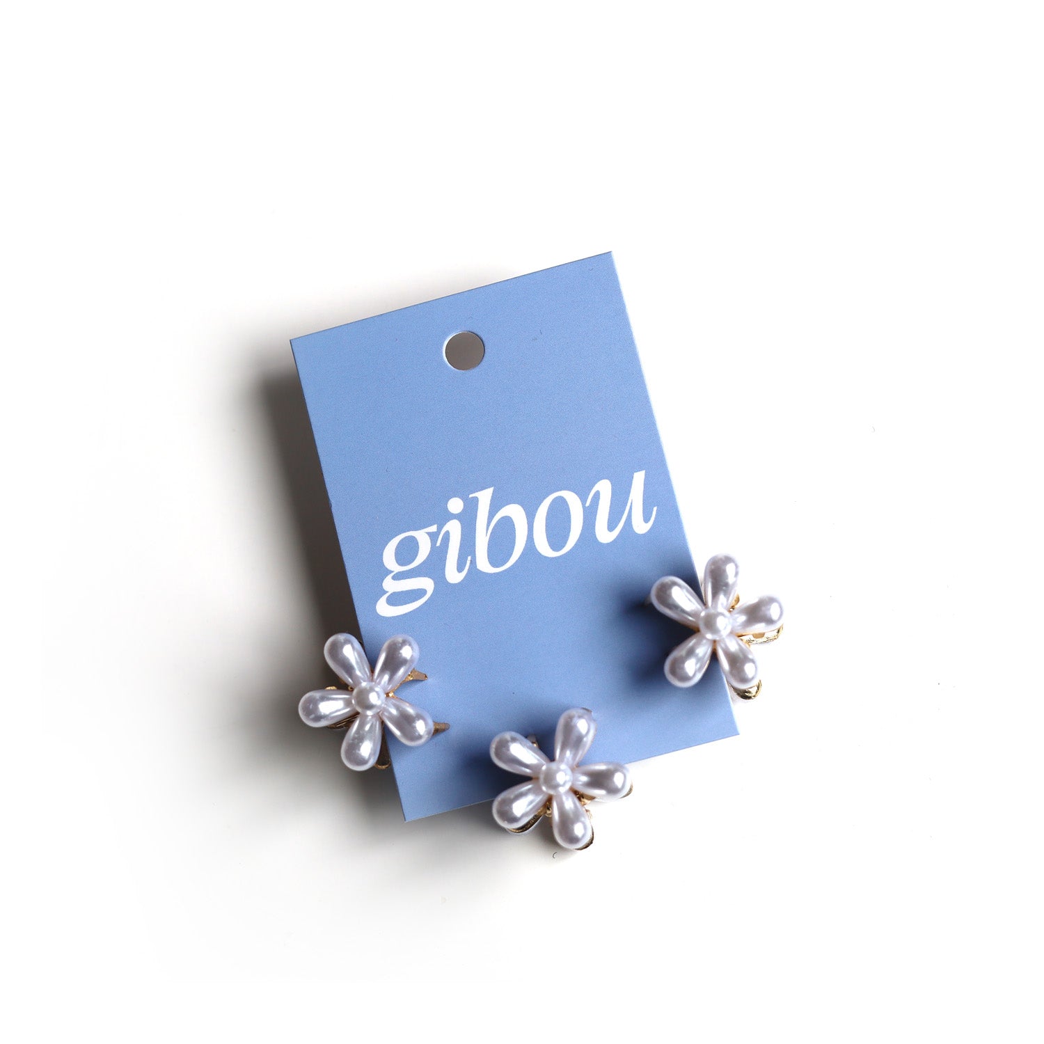 Ensemble 3 mini pinces marguerite