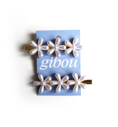 Daisy hair clips set