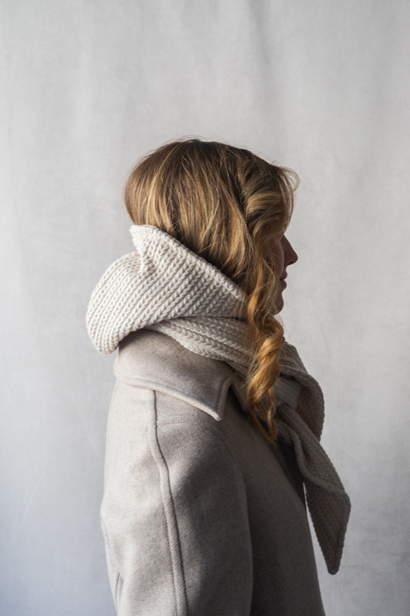 Scottish scarf hood