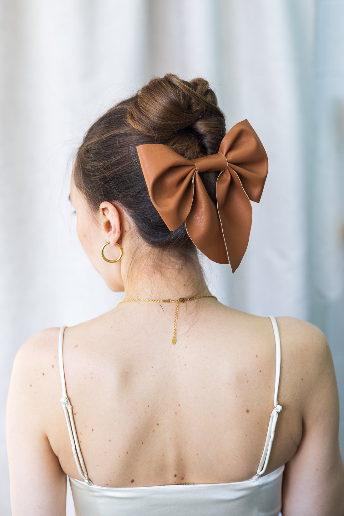 Vegan leather buckle