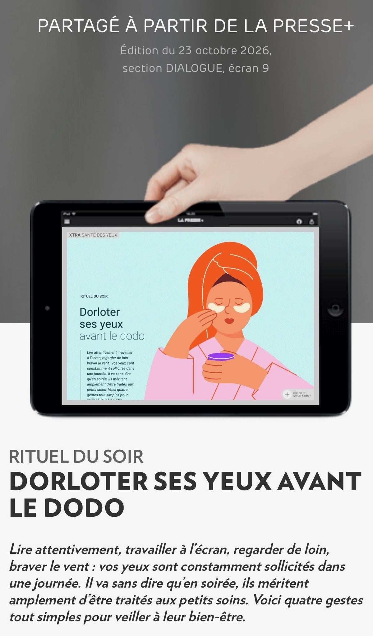 Masque de sommeil