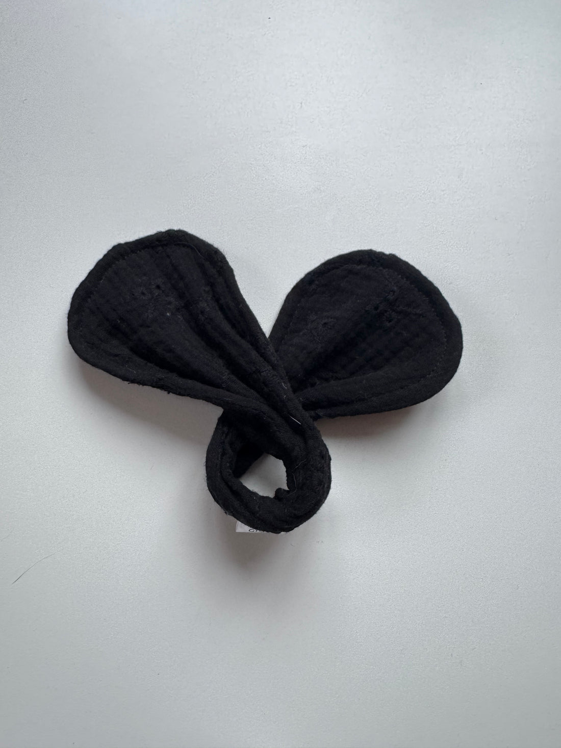 Échantillon - Accessoire à chignon noir en coton