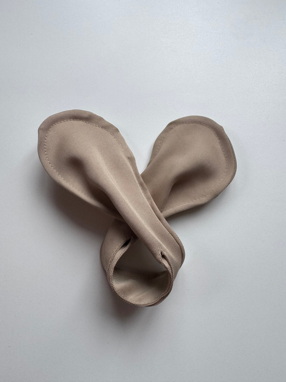 Échantillon - Accessoire à chignon jumbo beige