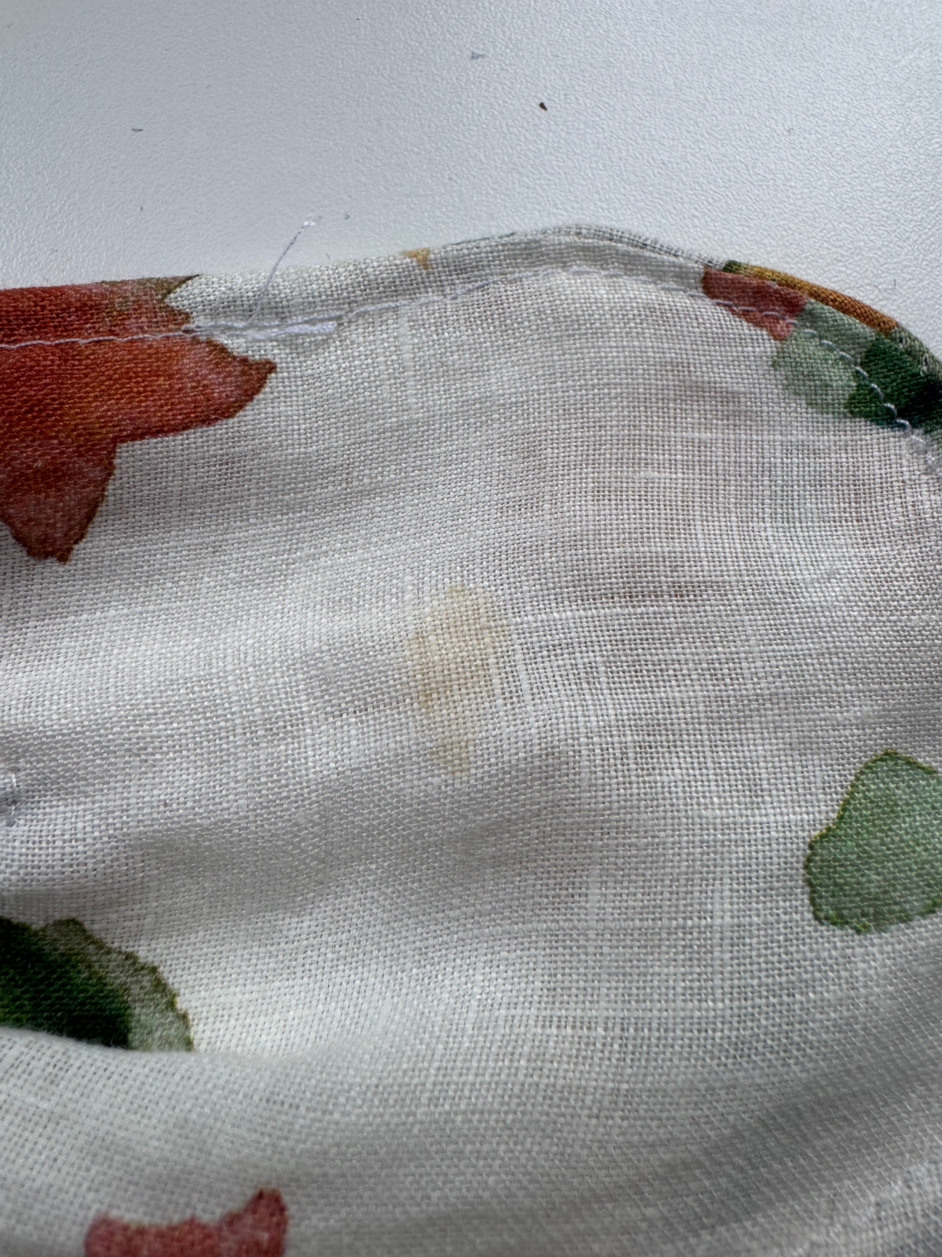 Sample - Green floral bun accessory