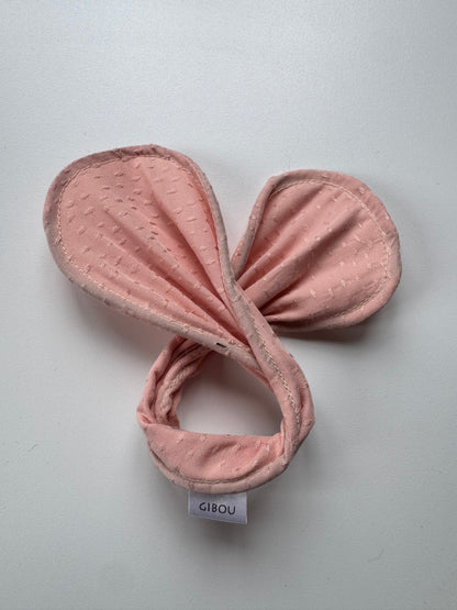 Accessoire à chignon rose pétal