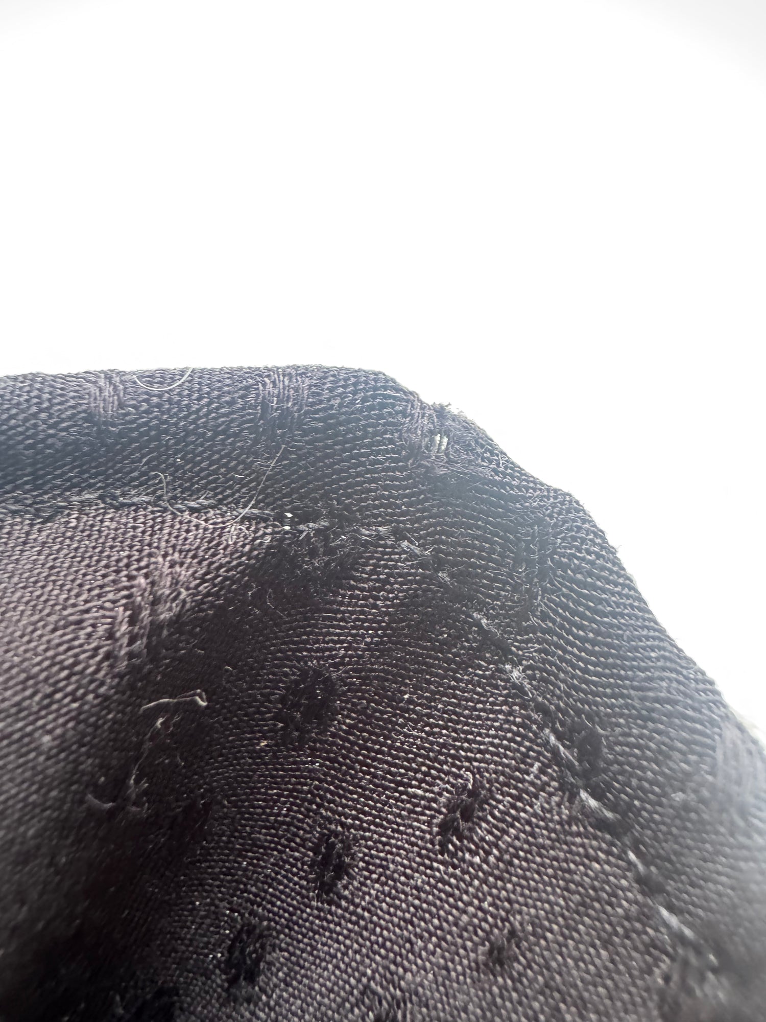 Sample - Black dobby bun accessory