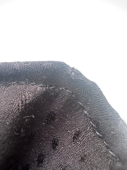 Sample - Black dobby bun accessory