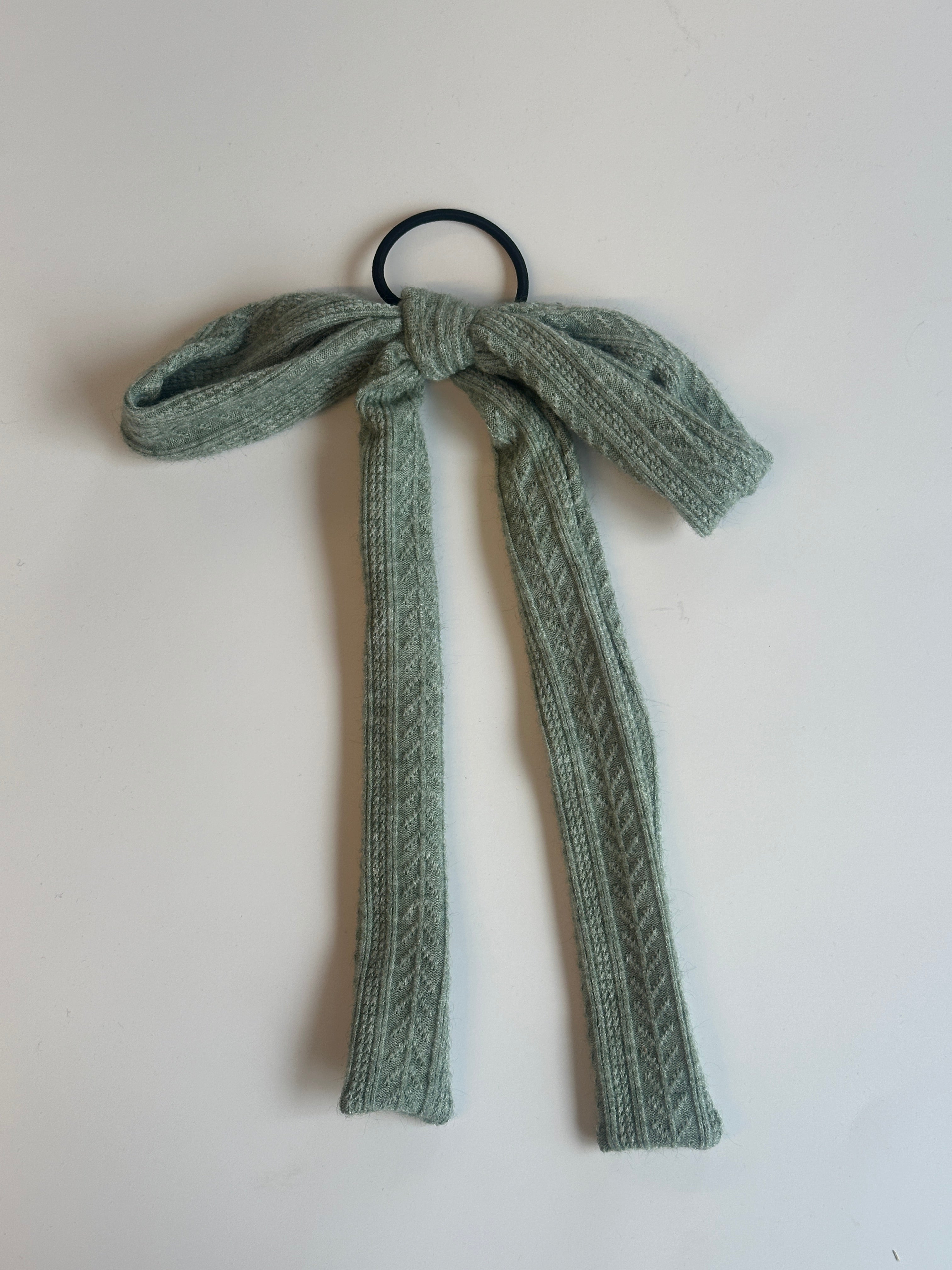 Boucle sur élastique avec tissus revalorisés