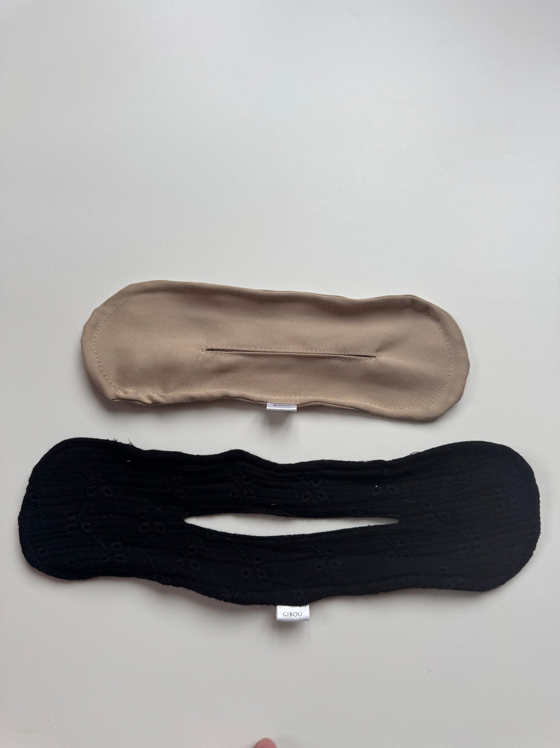 Échantillon - Mini accessoire à chignon beige